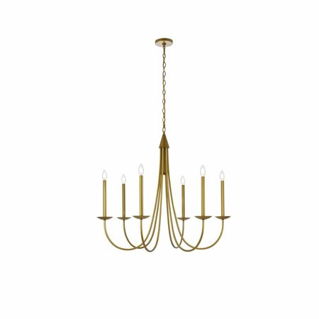 CLING 36 in. Cohen Pendant in Brass CL2208742